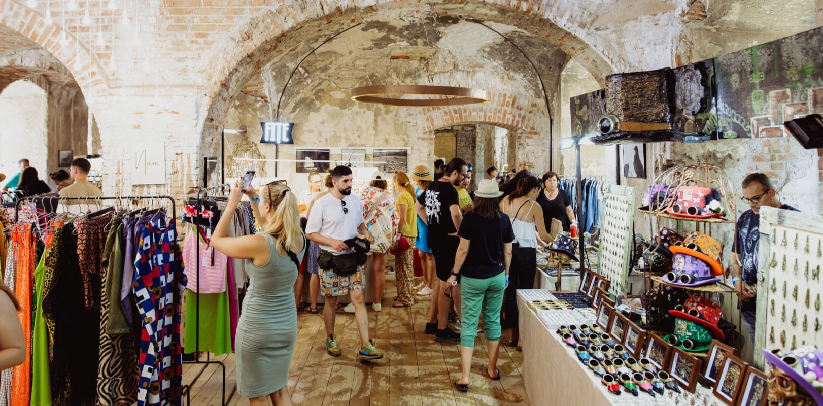 The Castle Market is our shout-out to sustainability, a cozy spot for local crafts and brands that stick with sustainability principles.