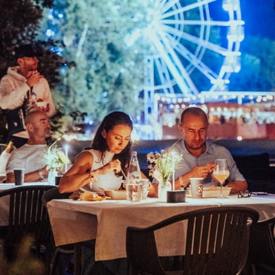 Electric Castle VIP food